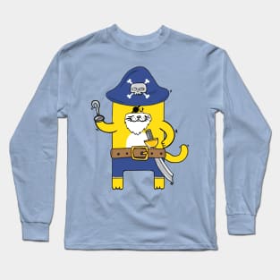 Pirate Meow Long Sleeve T-Shirt